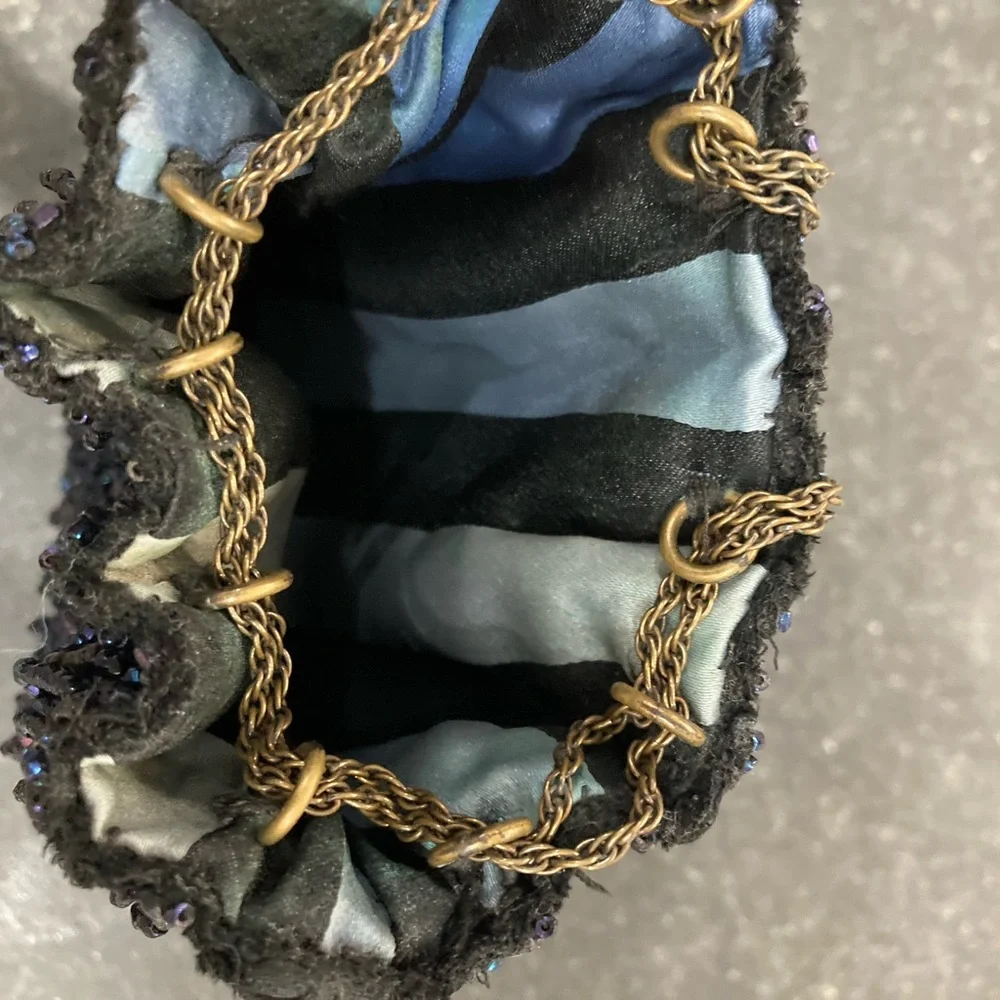 Vintage hand made beaded bag - Picture 4 of 6